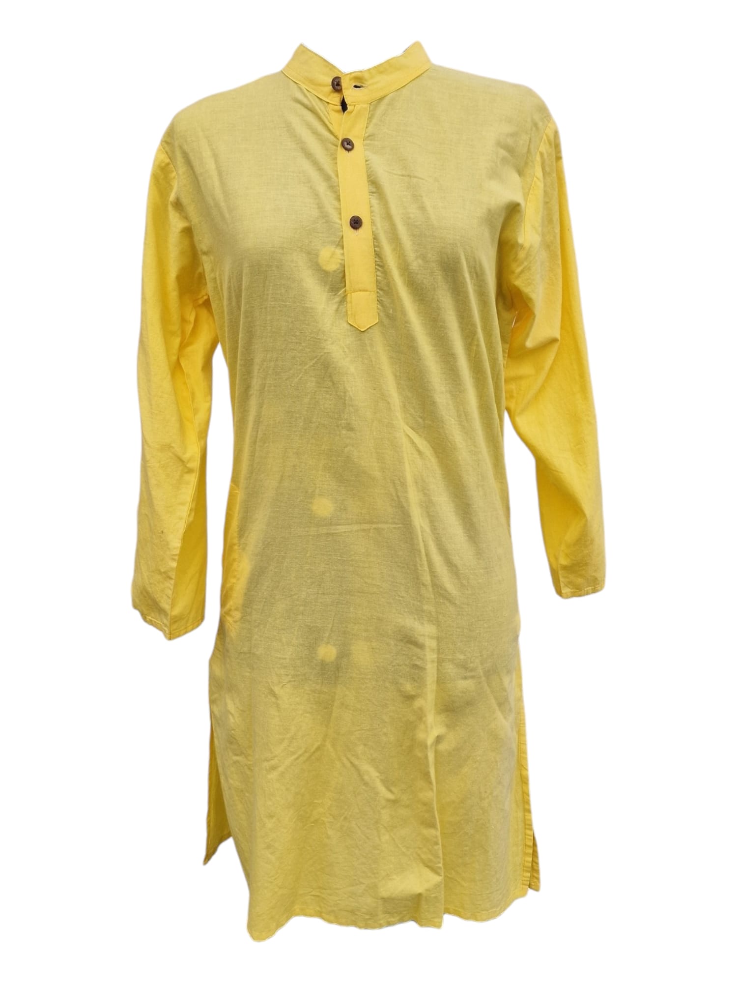 Kurta Traditionell indisk långskjorta Gul