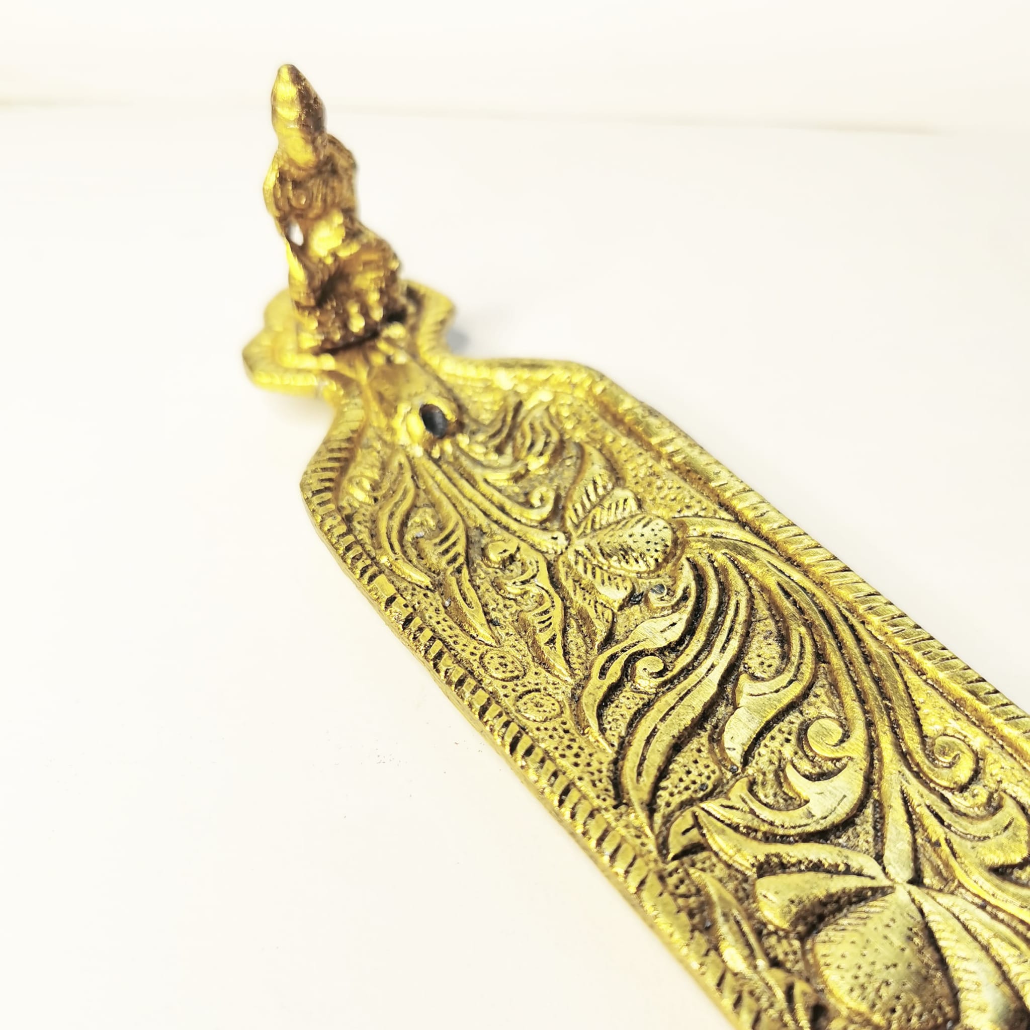 Rökelsehållare Guld närbild