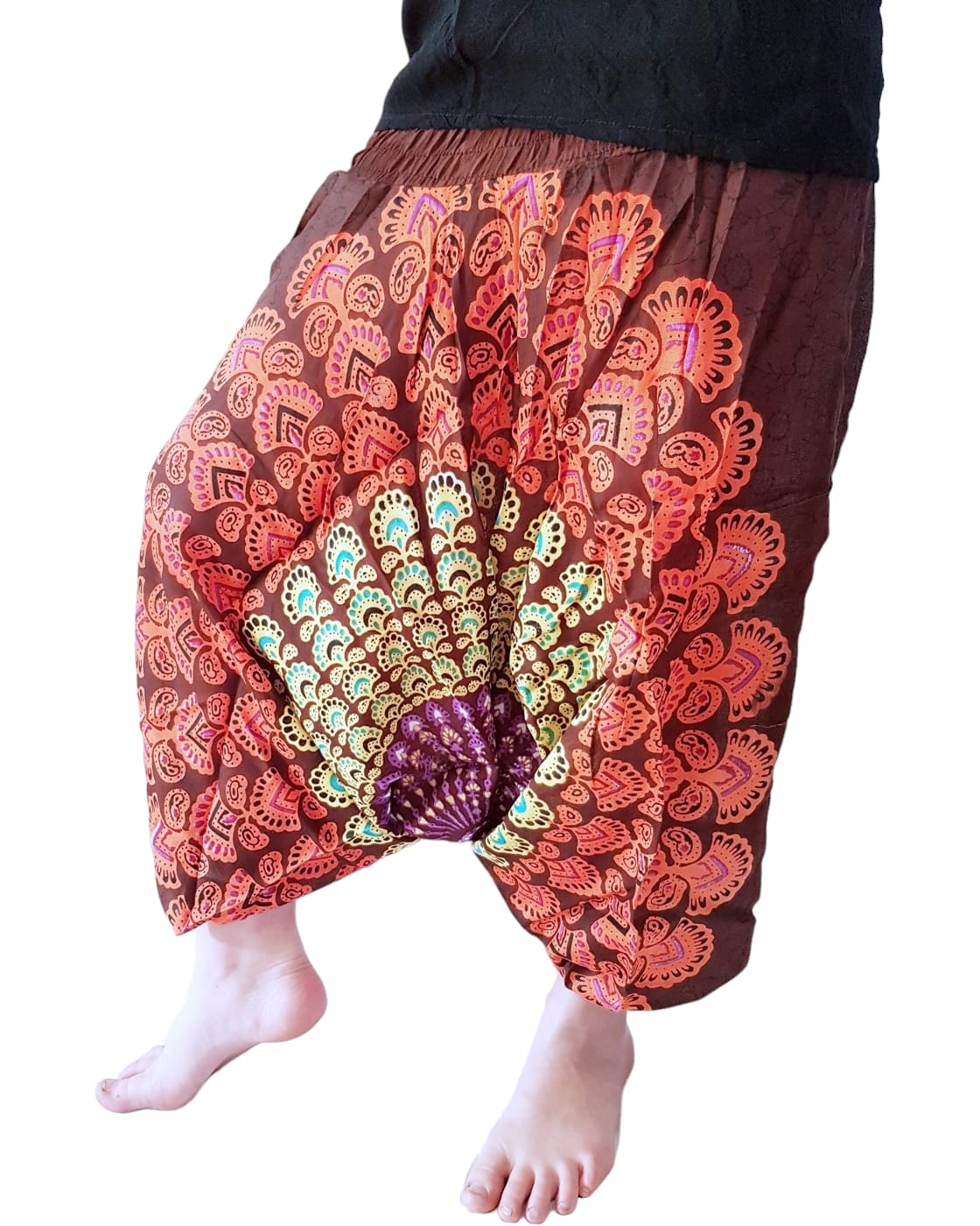 Haremsbyxor barn Peacock Bruna