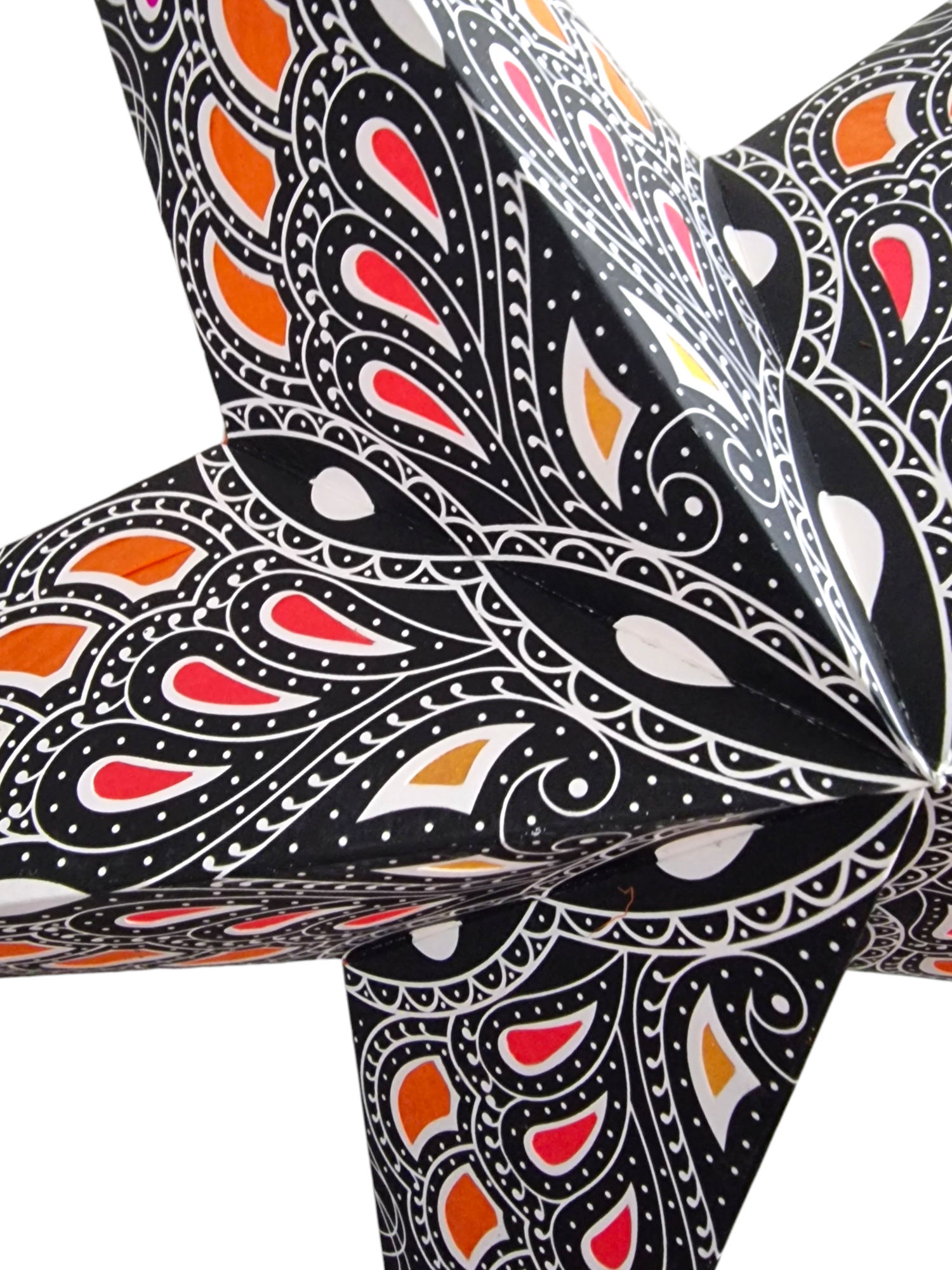 32. Färgglad Indisk Julstjärna multifärgad